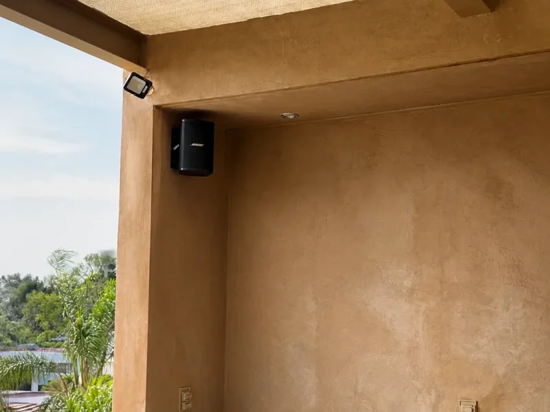 Sonido ambiental para terraza